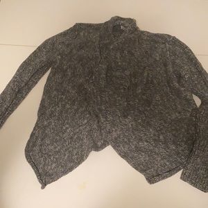 Converse one star gray cotton cardigan